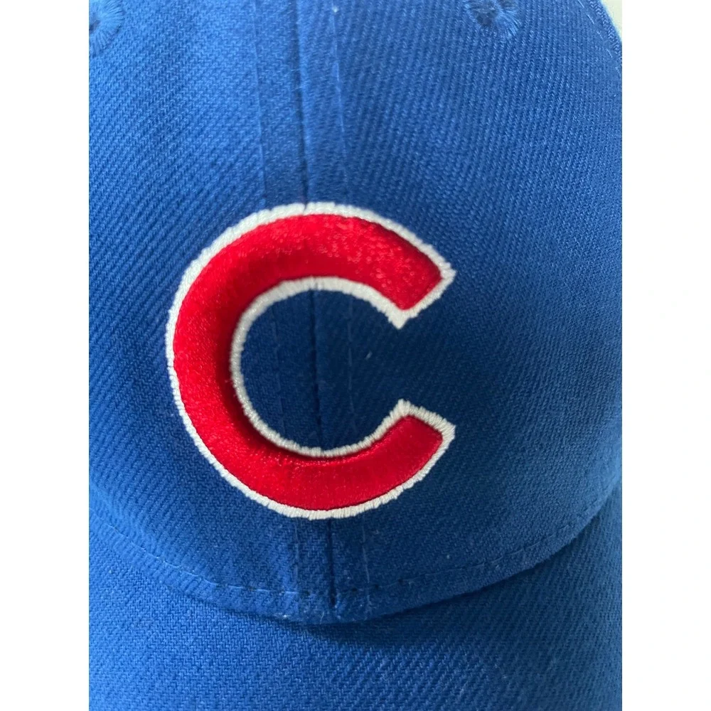 New‎ Era Youth OSFM Baseball Hat Blue Chicago Cubs MLB 9FORTY Adjustable Cap